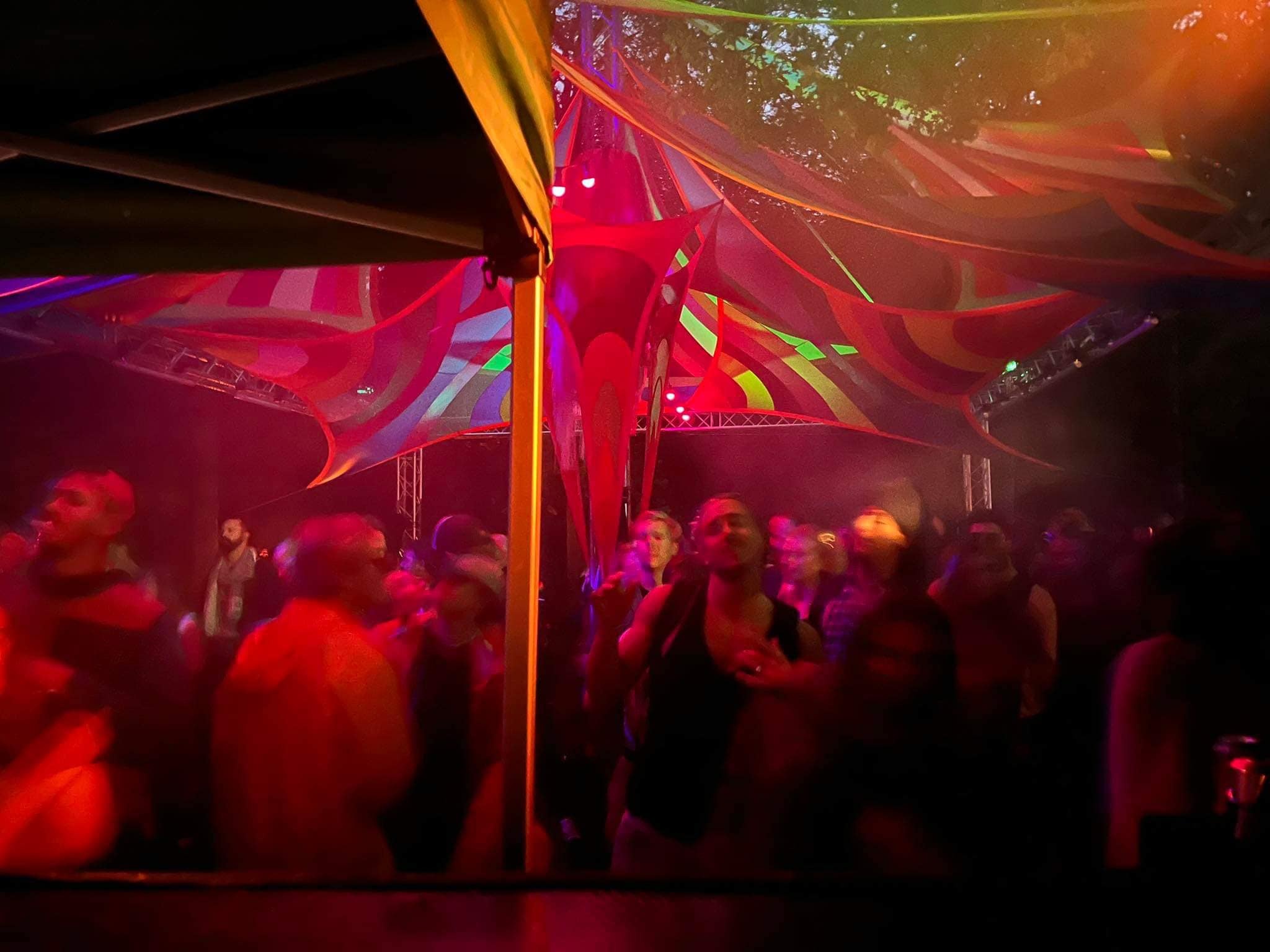 Hand-built decoration detail at a 2023 Cirkus Paralello event