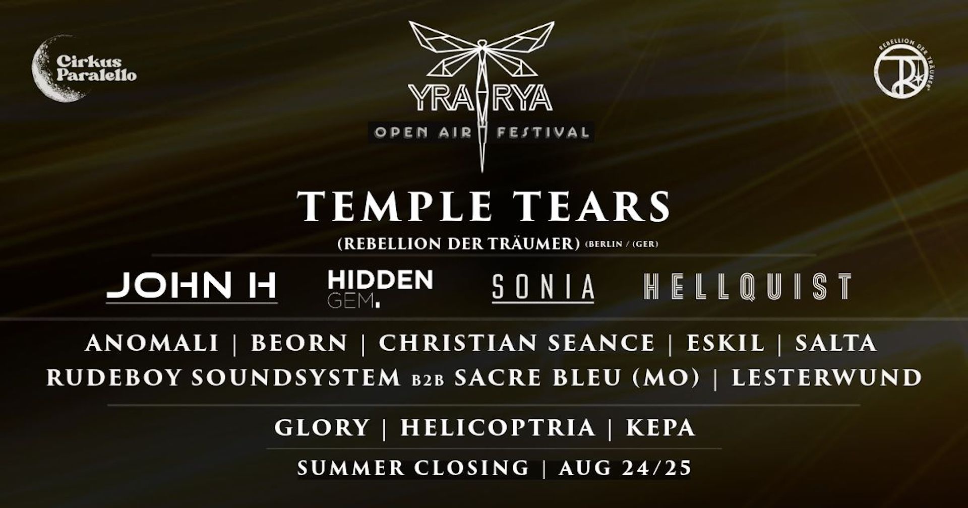 YRA|RYA Summer Closing artwork